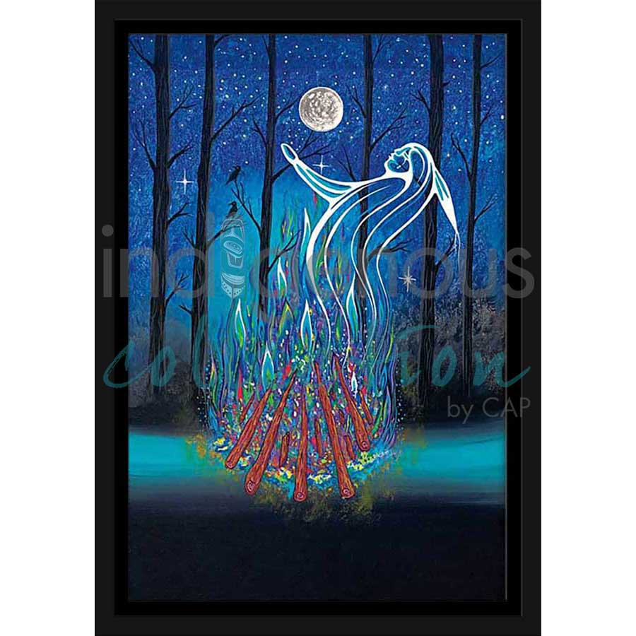 Spirit Rising by artist Jeffrey Red George - Ojibway. Indigenous Collection