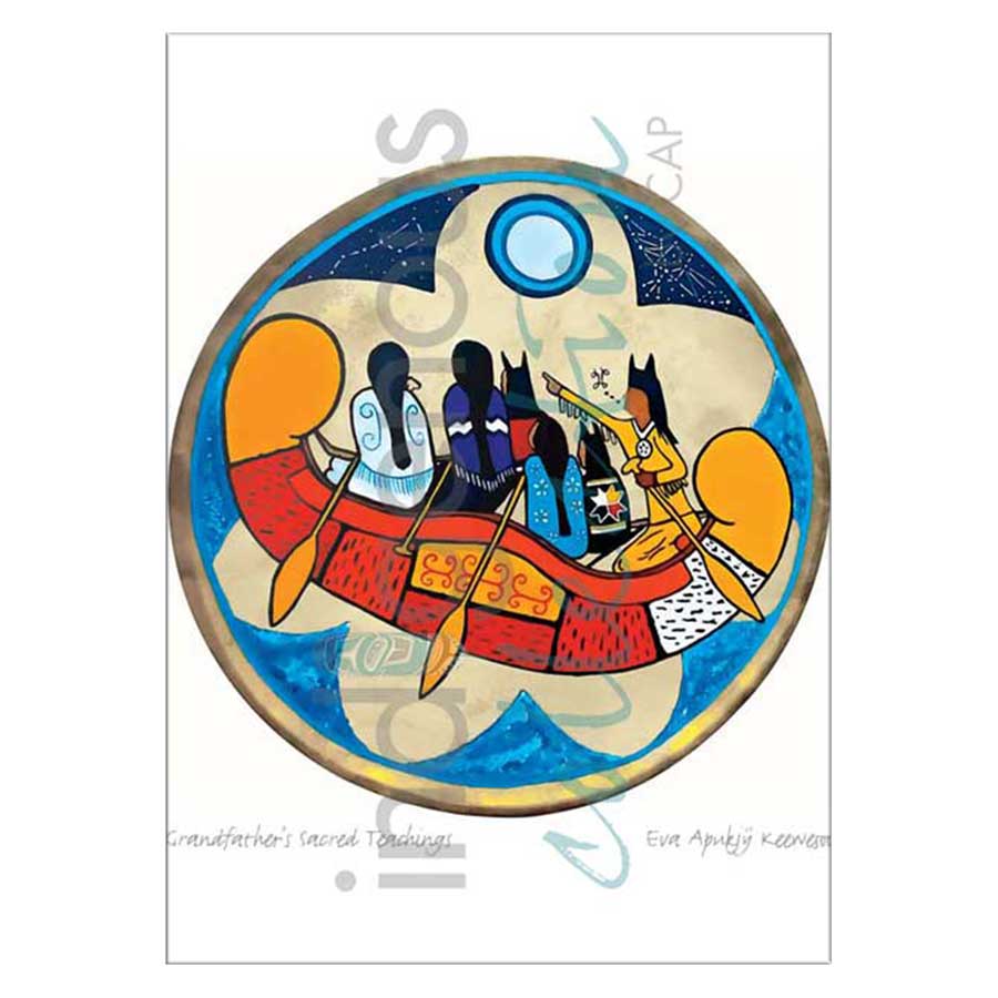 Grandfather's Sacred Teachings Canvas Prints