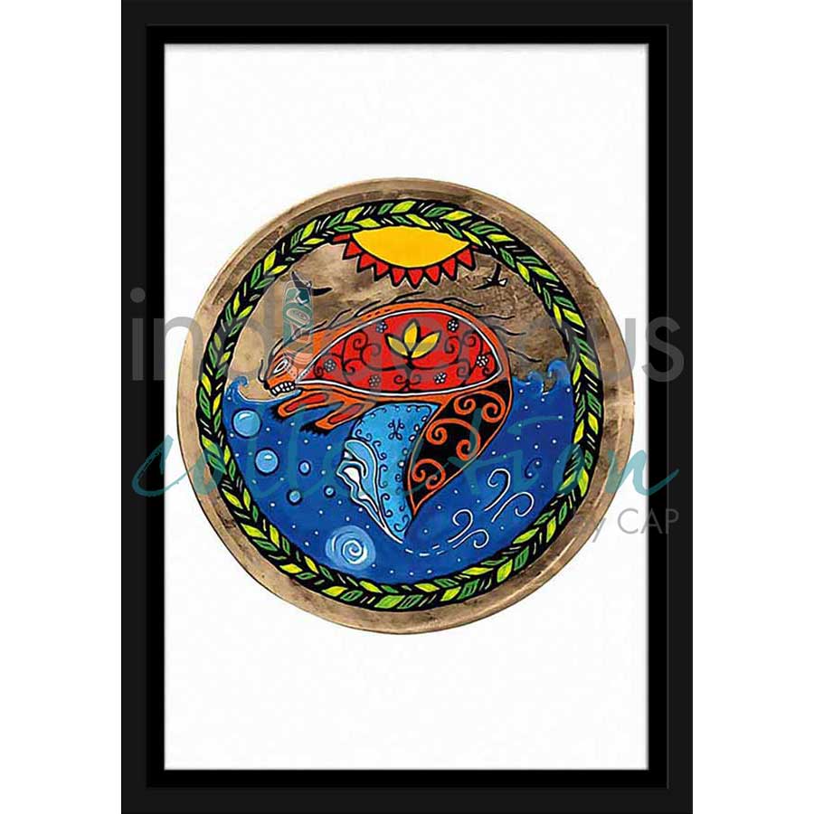 Nature's Balance by artist Eva Apukjij Keewesoo - Mi'kmaq. Indigenous Collection