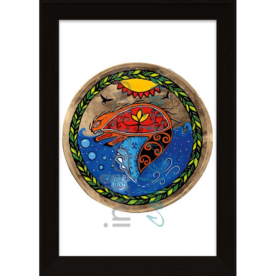 Nature's Balance by artist Eva Apukjij Keewesoo - Mi'kmaq. Indigenous Collection