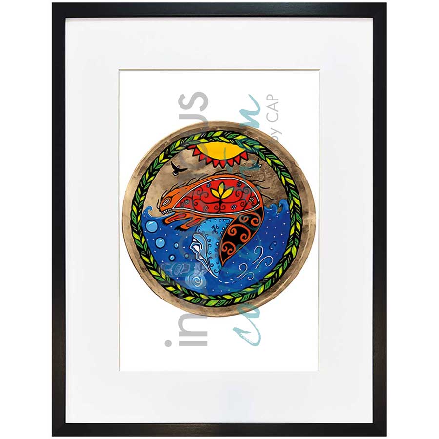 Nature's Balance by artist Eva Apukjij Keewesoo - Mi'kmaq. Indigenous Collection