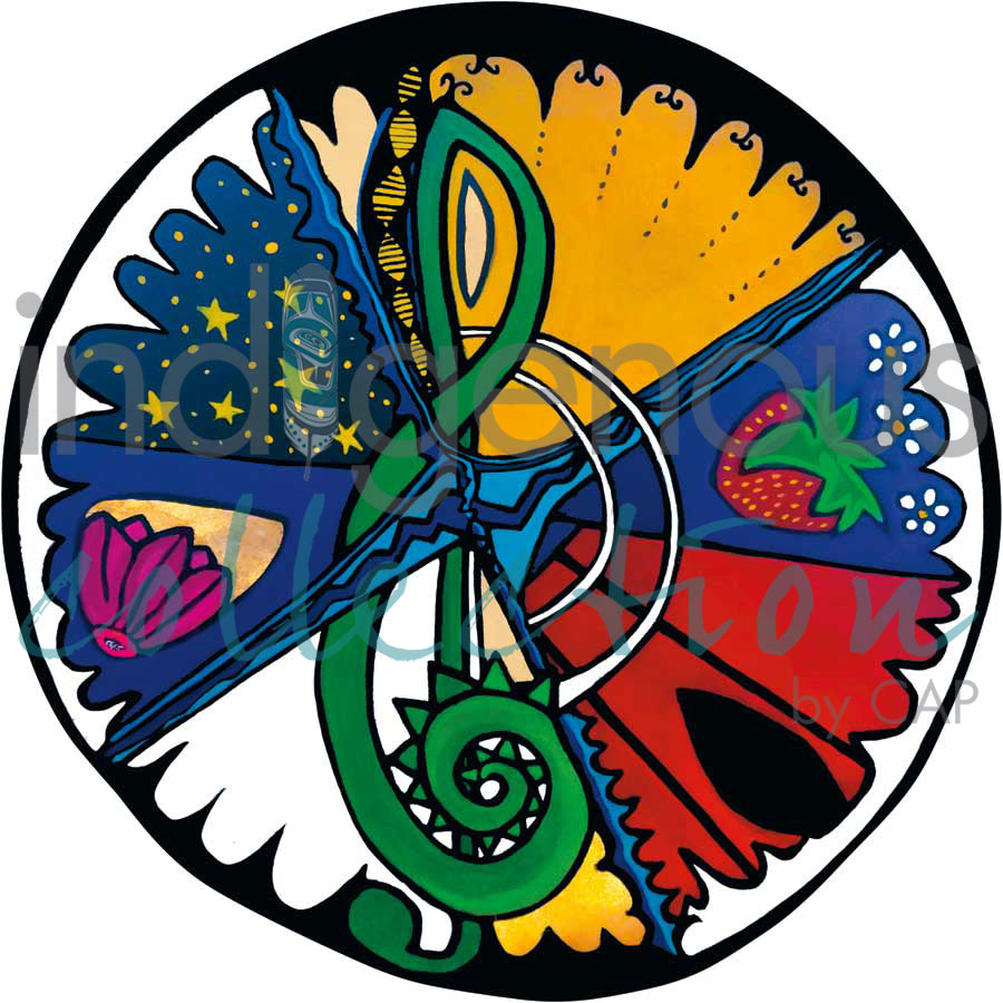 Interconnections by artist Eva Apukjij Keewesoo