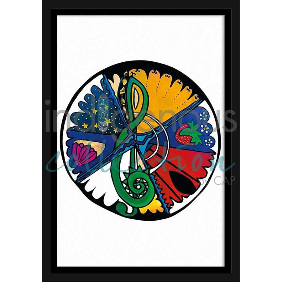 Interconnections by artist Eva Apukjij Keewesoo - Mi'kmaq. Indigenous Collection