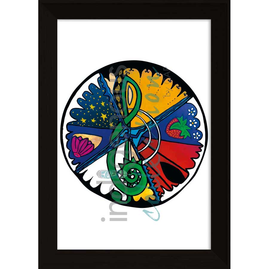 Interconnections by artist Eva Apukjij Keewesoo - Mi'kmaq. Indigenous Collection