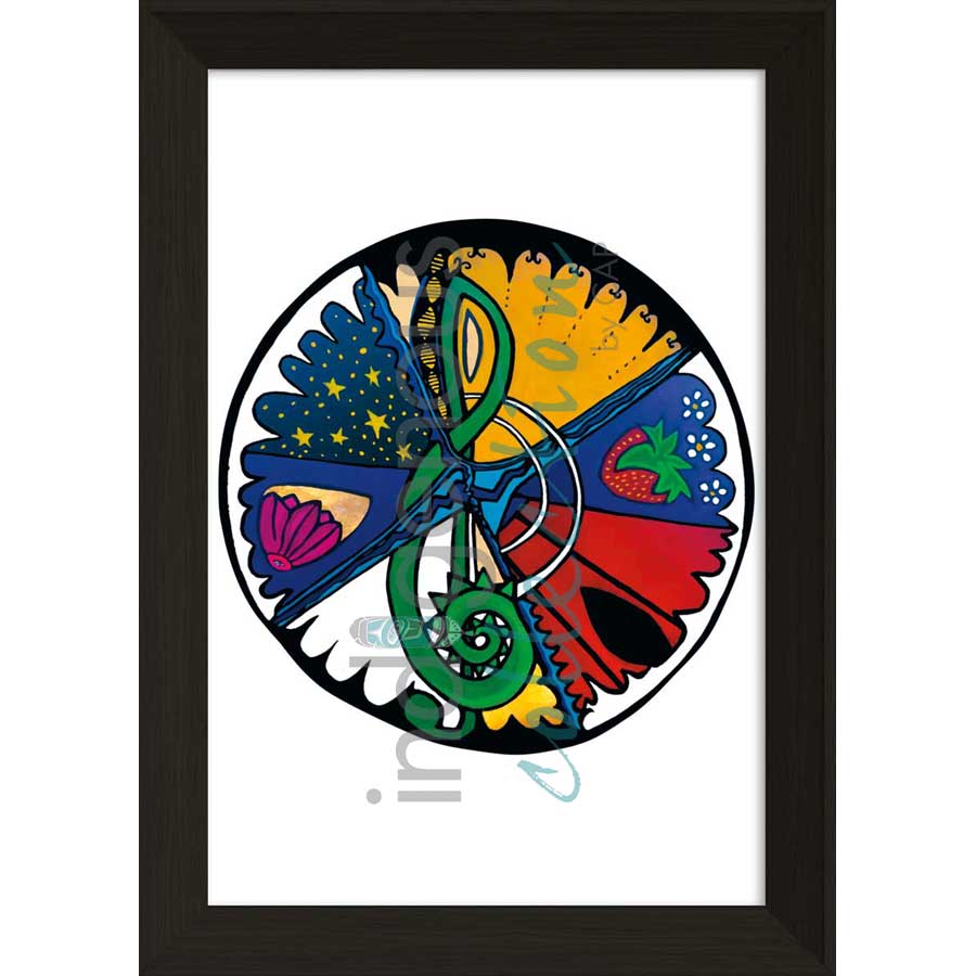 Interconnections by artist Eva Apukjij Keewesoo - Mi'kmaq. Indigenous Collection
