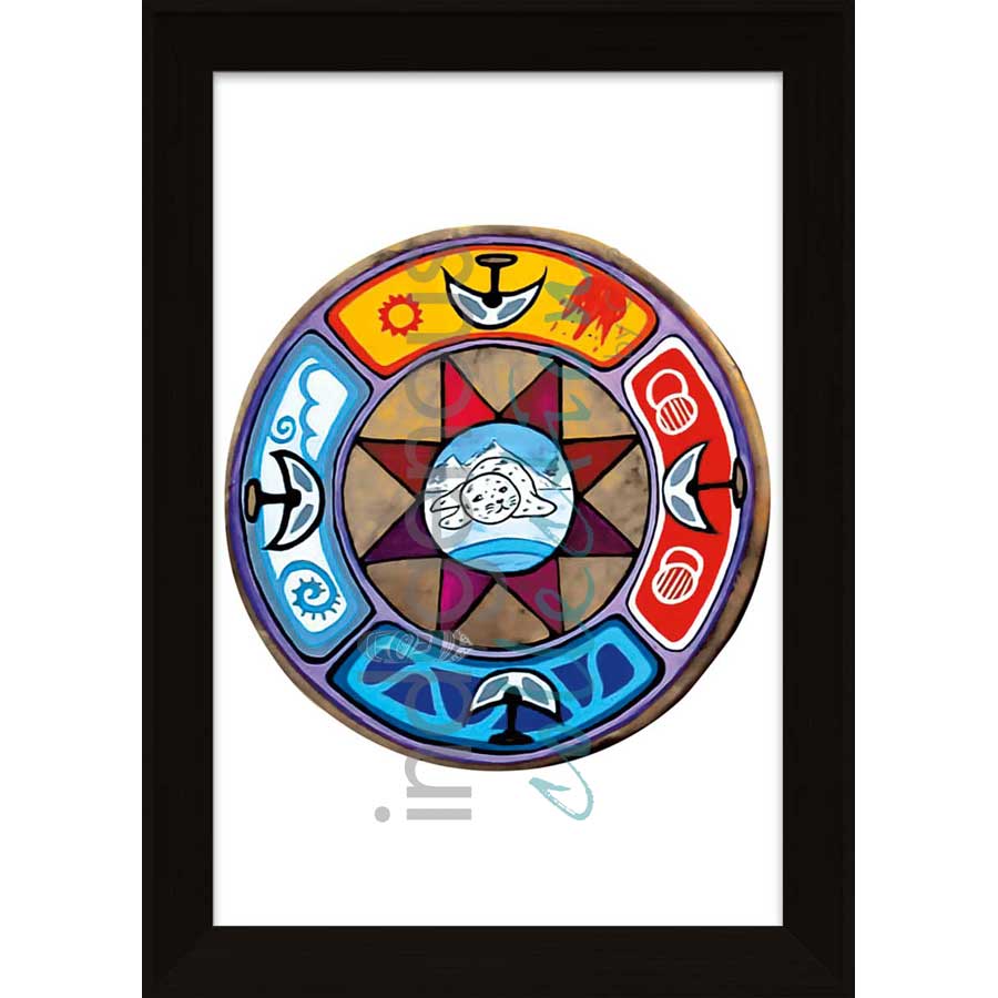 L'nu Tradewinds by artist Eva Apukjij Keewesoo - Mi'kmaq. Indigenous Collection