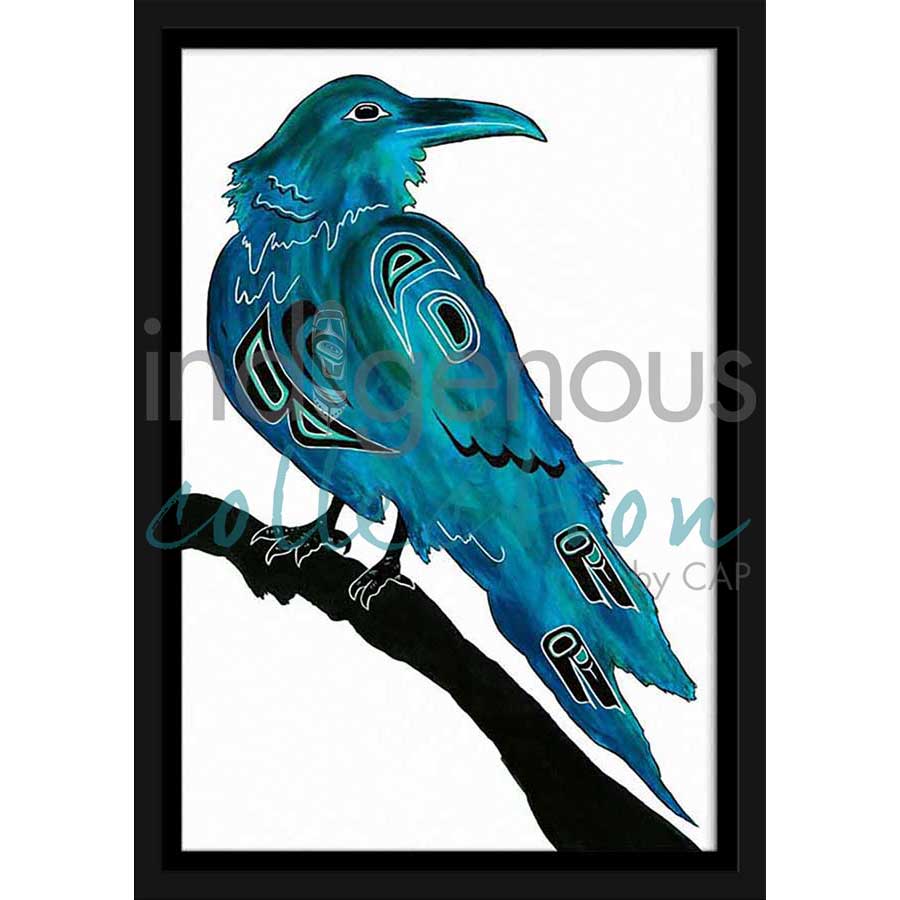 Raven by artist Diane Levesque - Kwakwaka'wakw. Indigenous Collection