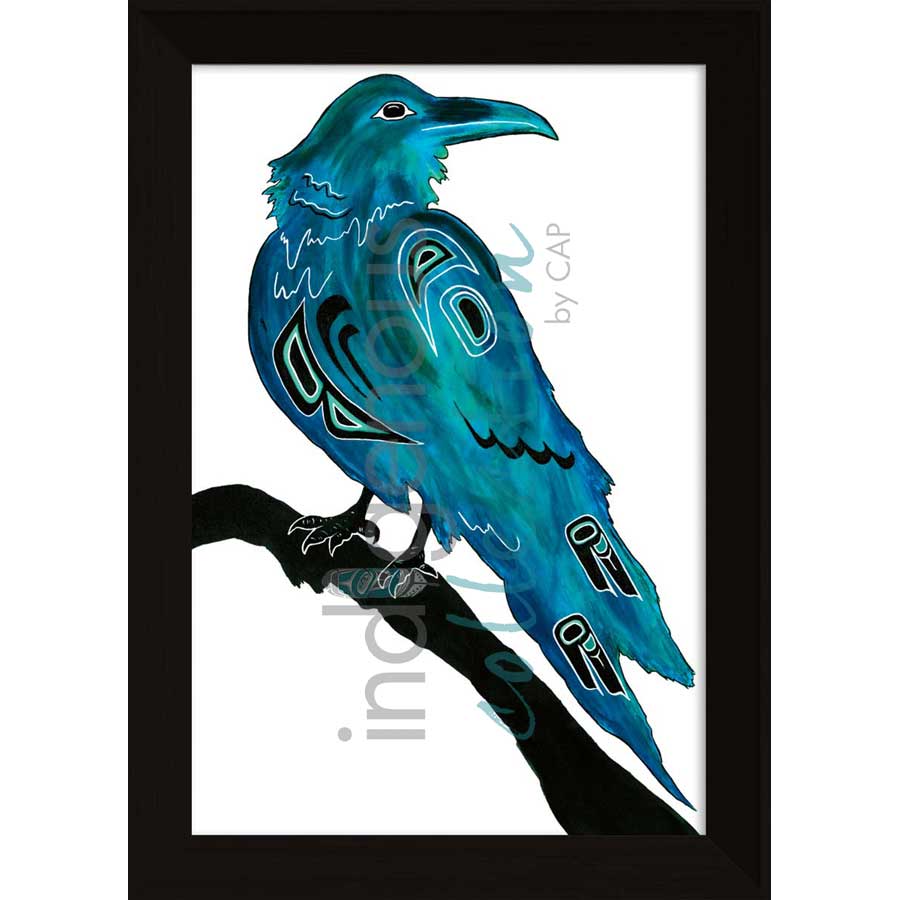 Raven by artist Diane Levesque - Kwakwaka'wakw. Indigenous Collection