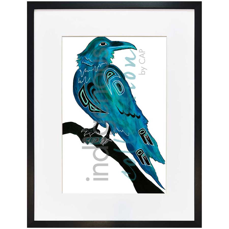Raven by artist Diane Levesque - Kwakwaka'wakw. Indigenous Collection