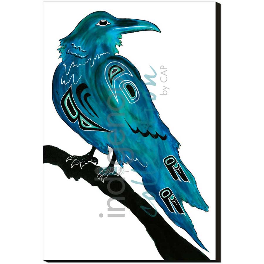 Raven by artist Diane Levesque - Kwakwaka'wakw. Indigenous Collection