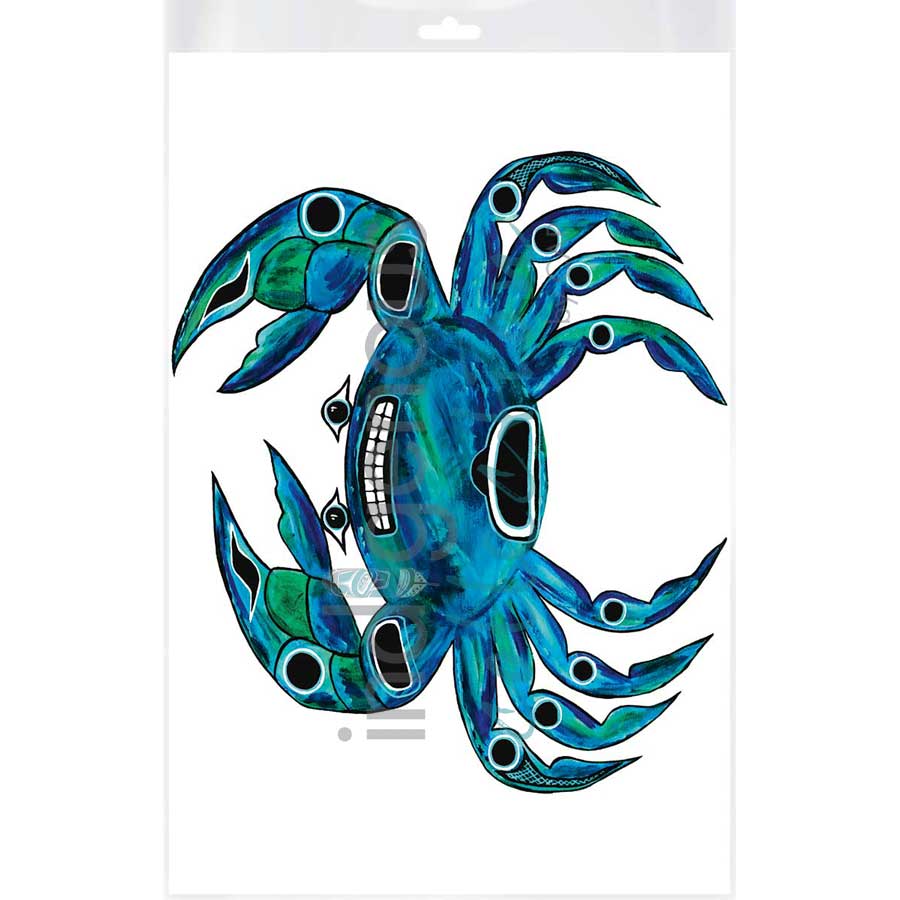 Crab by artist Diane Levesque - Kwakwaka'wakw. Indigenous Collection