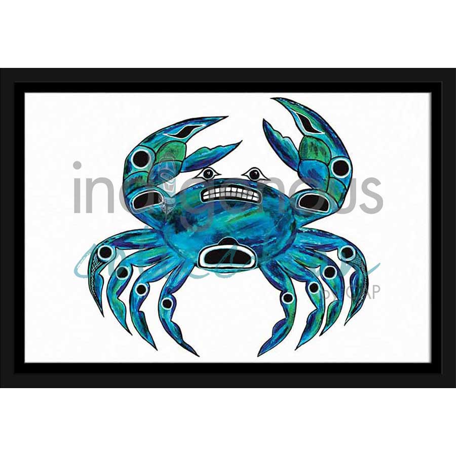 Crab by artist Diane Levesque - Kwakwaka'wakw. Indigenous Collection