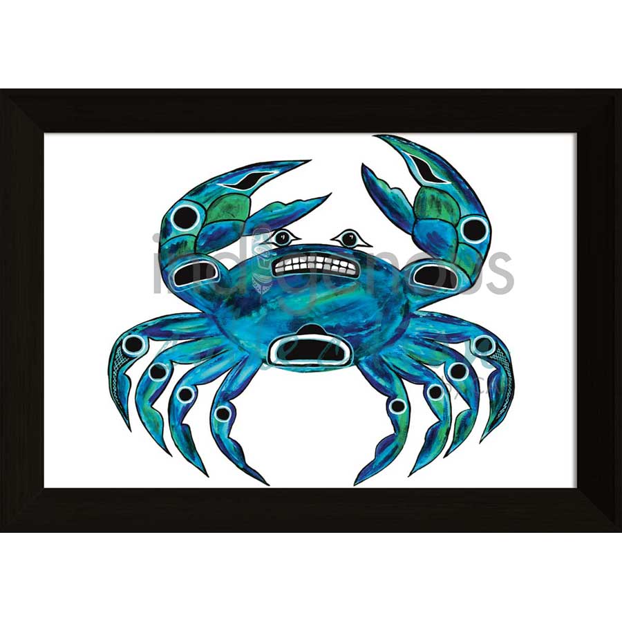 Crab by artist Diane Levesque - Kwakwaka'wakw. Indigenous Collection