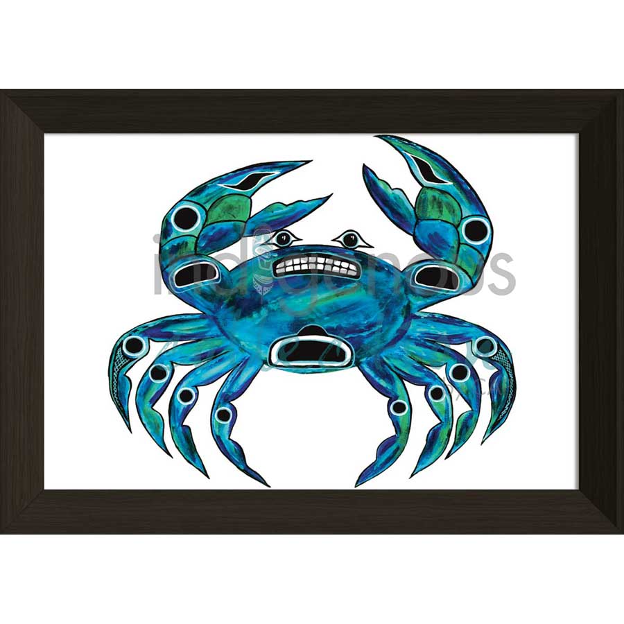 Crab by artist Diane Levesque - Kwakwaka'wakw. Indigenous Collection