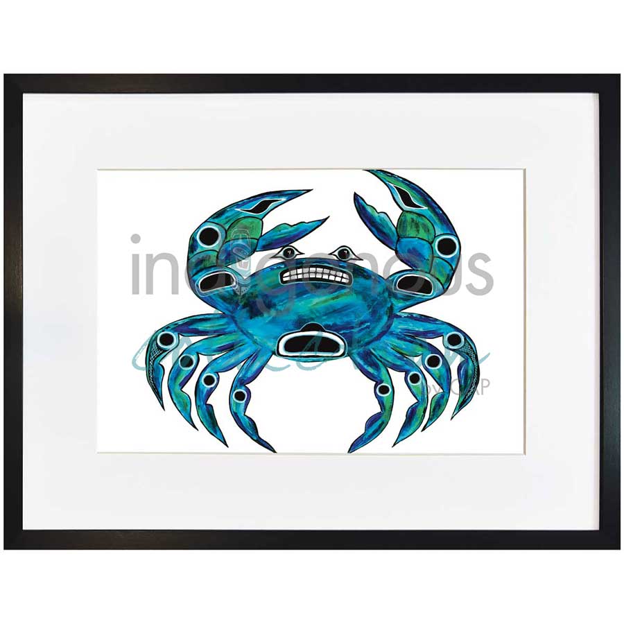 Crab by artist Diane Levesque - Kwakwaka'wakw. Indigenous Collection