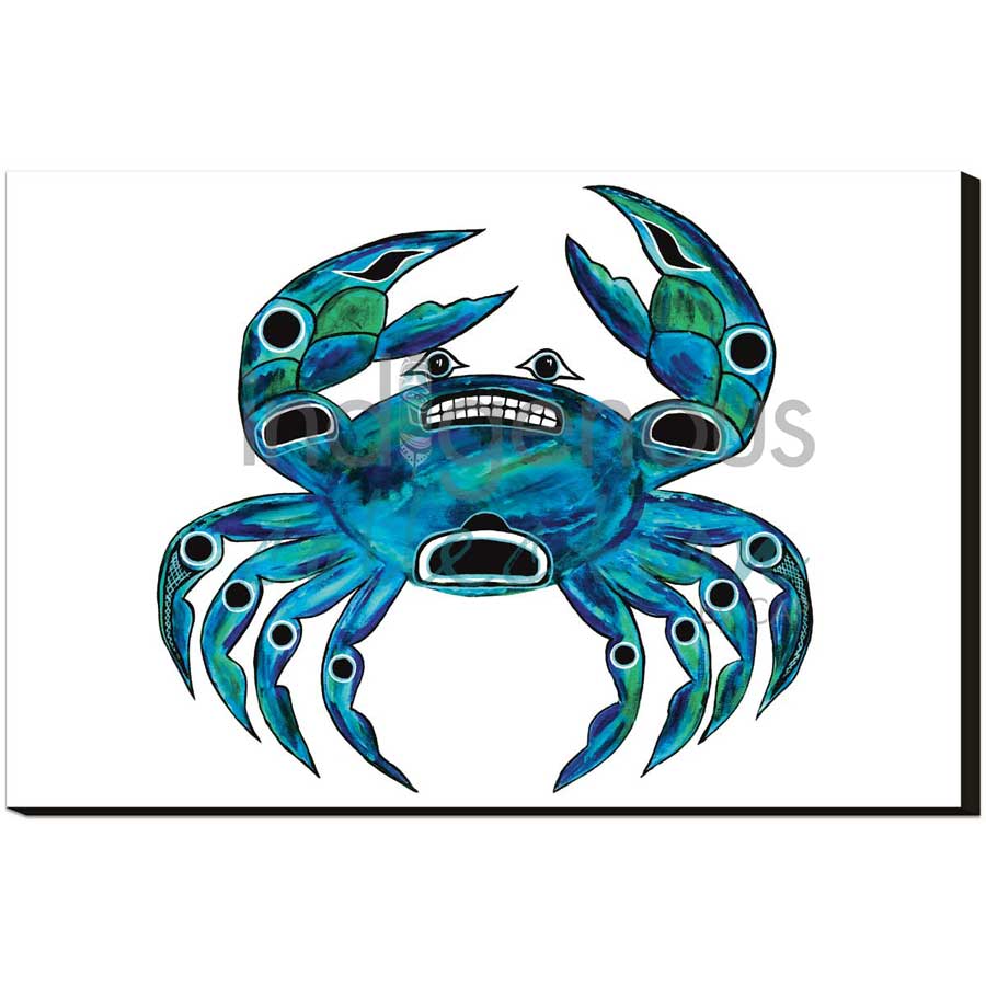 Crab by artist Diane Levesque - Kwakwaka'wakw. Indigenous Collection