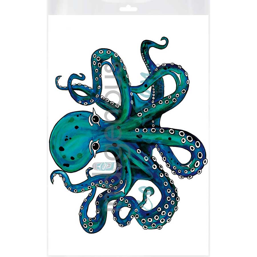 Octopus by artist Diane Levesque - Kwakwaka'wakw. Indigenous Collection