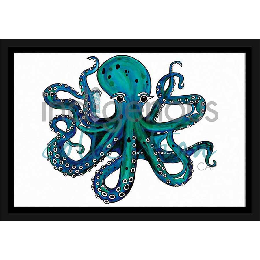 Octopus by artist Diane Levesque - Kwakwaka'wakw. Indigenous Collection