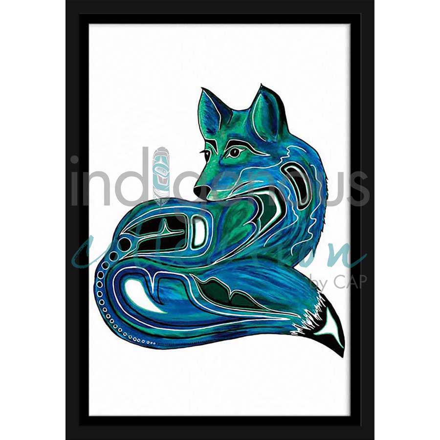 Fox by artist Diane Levesque - Kwakwaka'wakw. Indigenous Collection