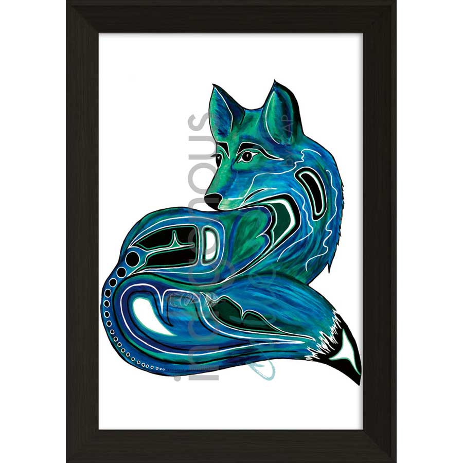 Fox by artist Diane Levesque - Kwakwaka'wakw. Indigenous Collection