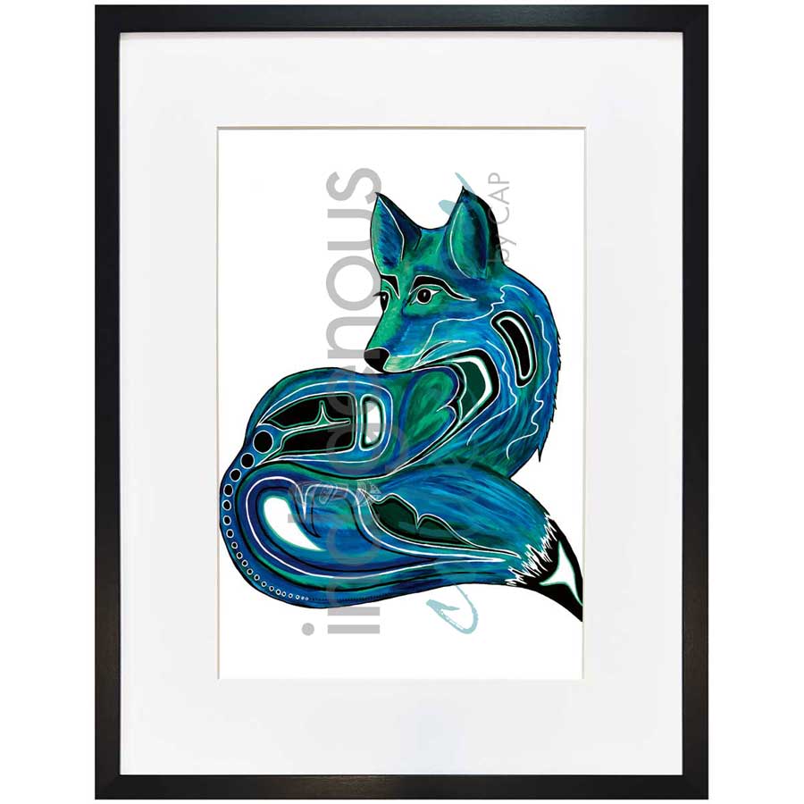Fox by artist Diane Levesque - Kwakwaka'wakw. Indigenous Collection