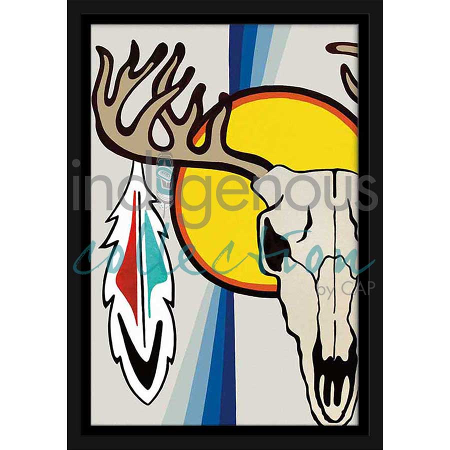 Wind River by artist Shana Yellow Calf - Northern Arapaho. Indigenous Collection