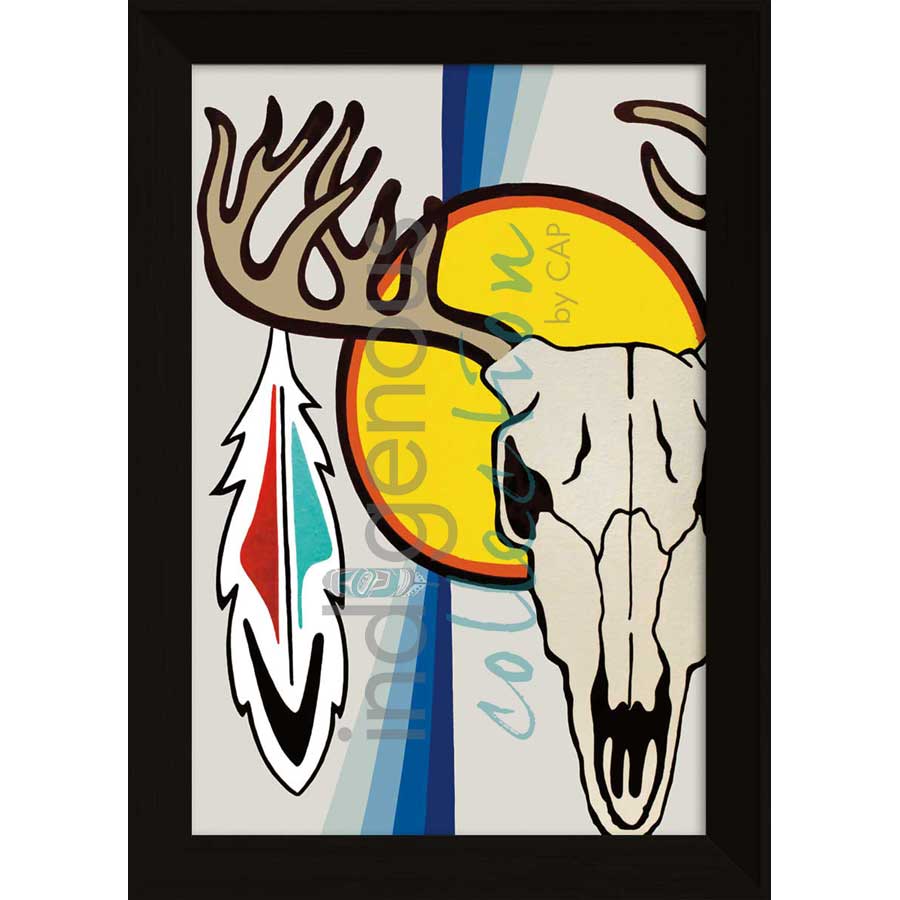 Wind River by artist Shana Yellow Calf - Northern Arapaho. Indigenous Collection