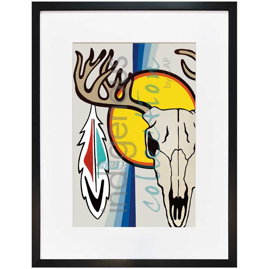 Wind River by artist Shana Yellow Calf - Northern Arapaho. Indigenous Collection