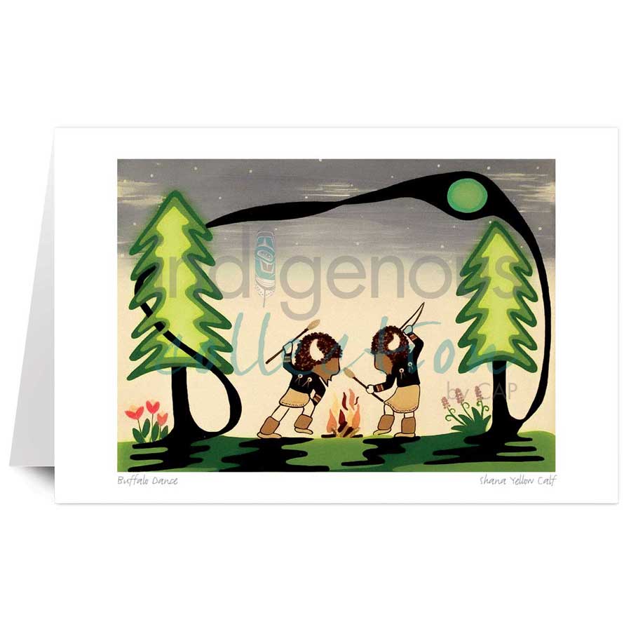 Buffalo Dance by artist Shana Yellow Calf