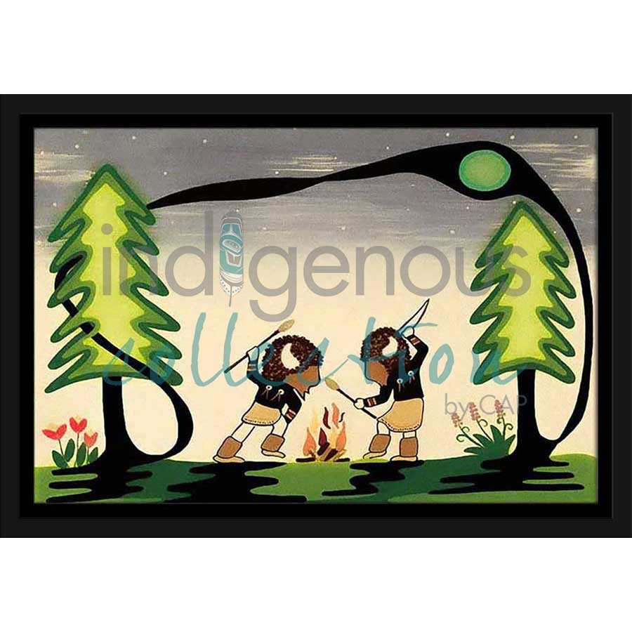 Buffalo Dance by artist Shana Yellow Calf - Northern Arapaho. Indigenous Collection