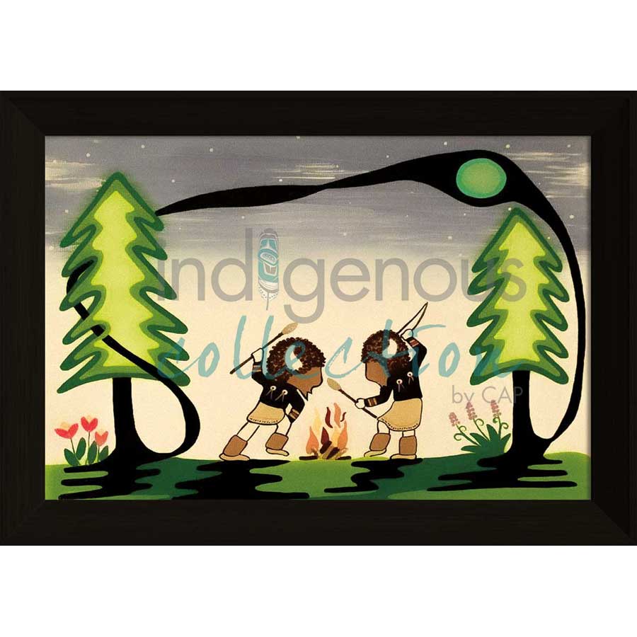 Buffalo Dance by artist Shana Yellow Calf - Northern Arapaho. Indigenous Collection