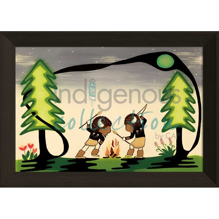 Buffalo Dance by artist Shana Yellow Calf - Northern Arapaho. Indigenous Collection