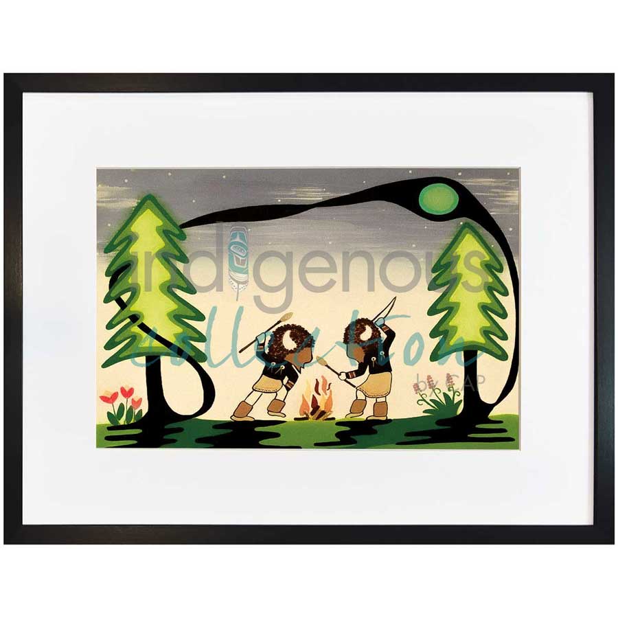 Buffalo Dance by artist Shana Yellow Calf - Northern Arapaho. Indigenous Collection
