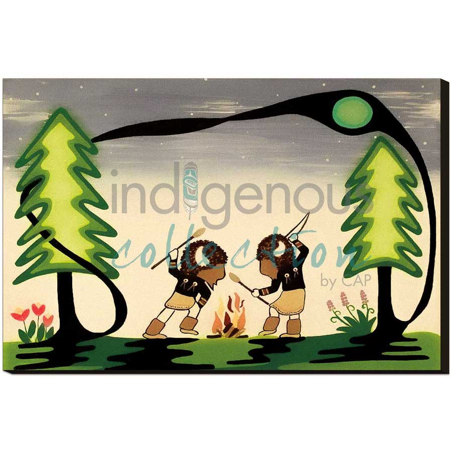 Buffalo Dance by artist Shana Yellow Calf - Northern Arapaho. Indigenous Collection