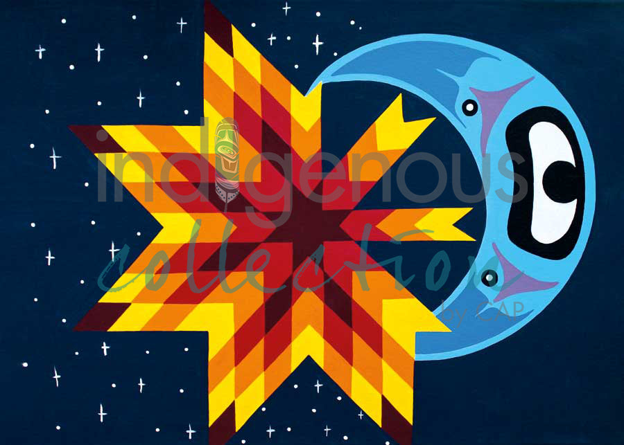 Moon Night Star by artist Shana Yellow Calf