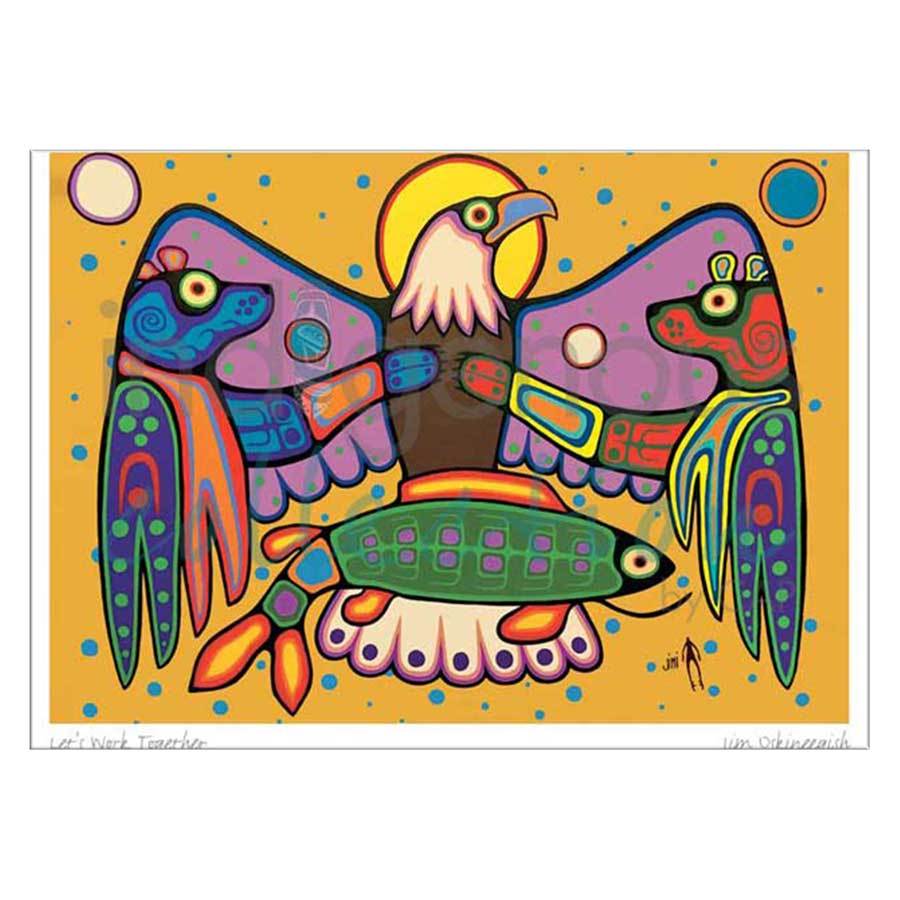 Let's Work Together Canvas Prints