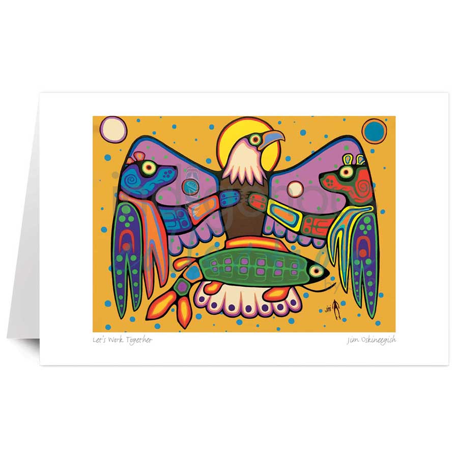 Let's Work Together by artist Jim Oskineegish