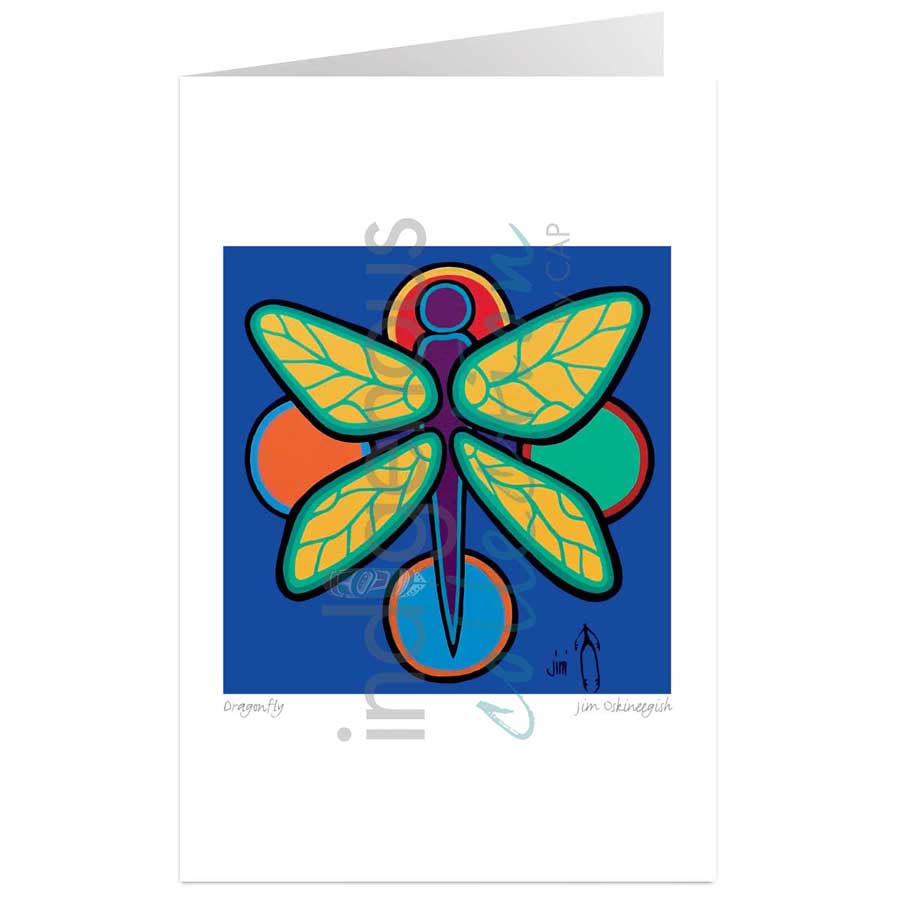 Dragonfly by artist Jim Oskineegish