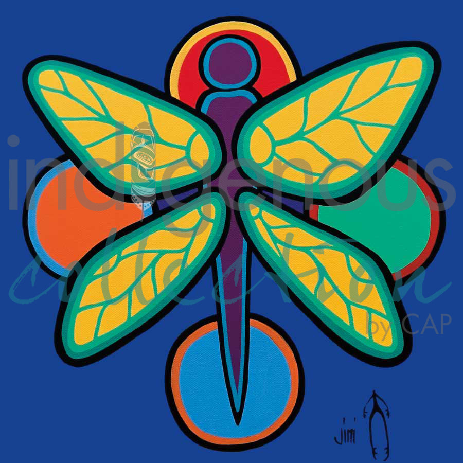 Dragonfly by artist Jim Oskineegish