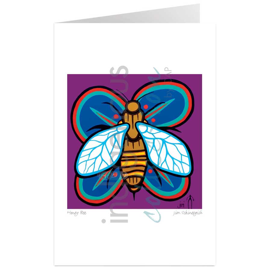 Honey Bee by artist Jim Oskineegish