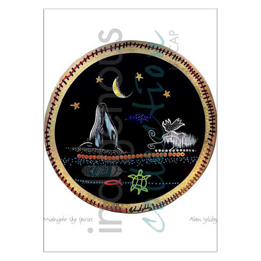 Midnight Sky Spirits Canvas Prints