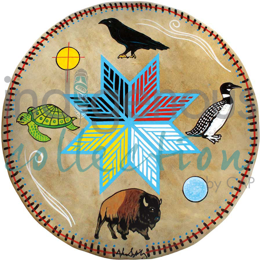 Spirit Animals by artist Alan Syliboy