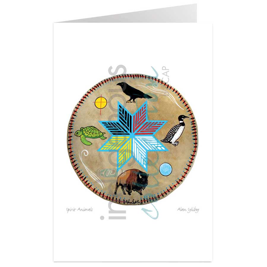 Spirit Animals by artist Alan Syliboy