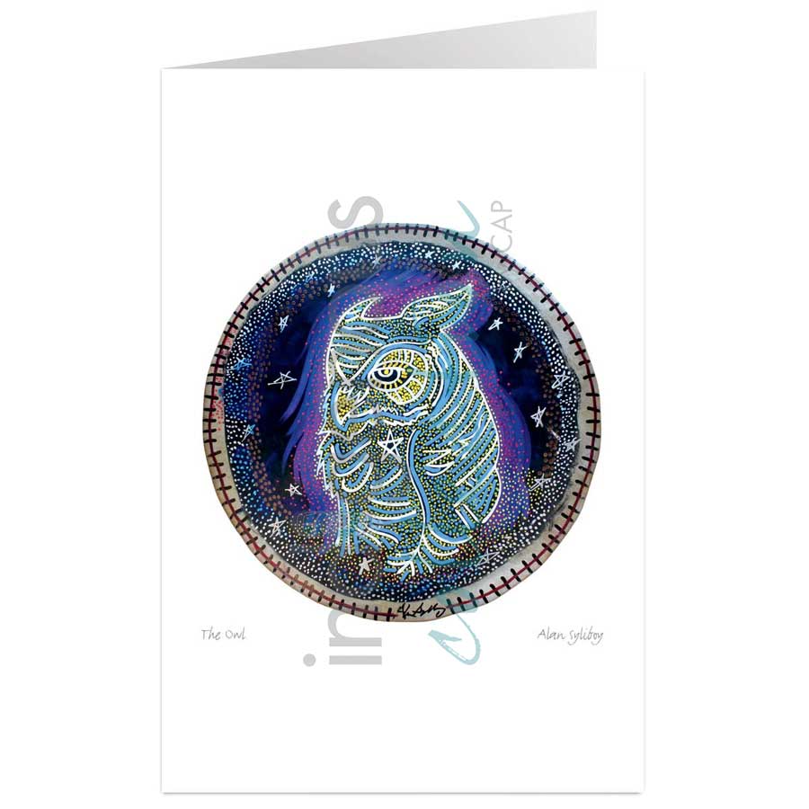 The Owl by artist Alan Syliboy