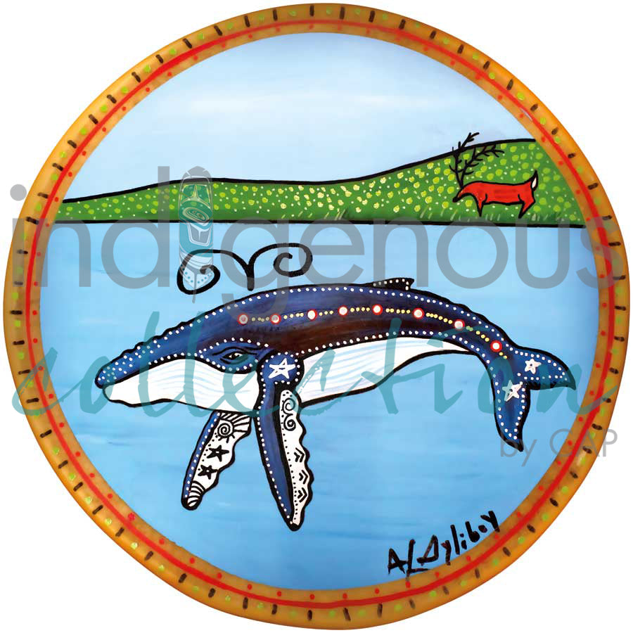 Whale Wisdom by artist Alan Syliboy