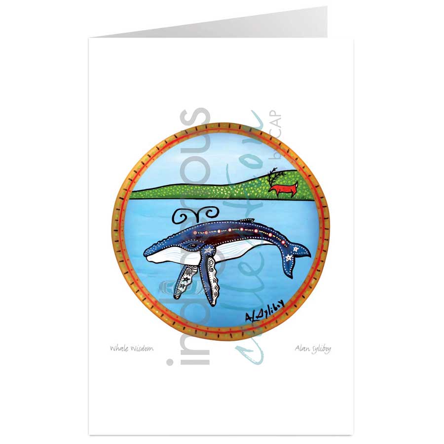 Whale Wisdom by artist Alan Syliboy