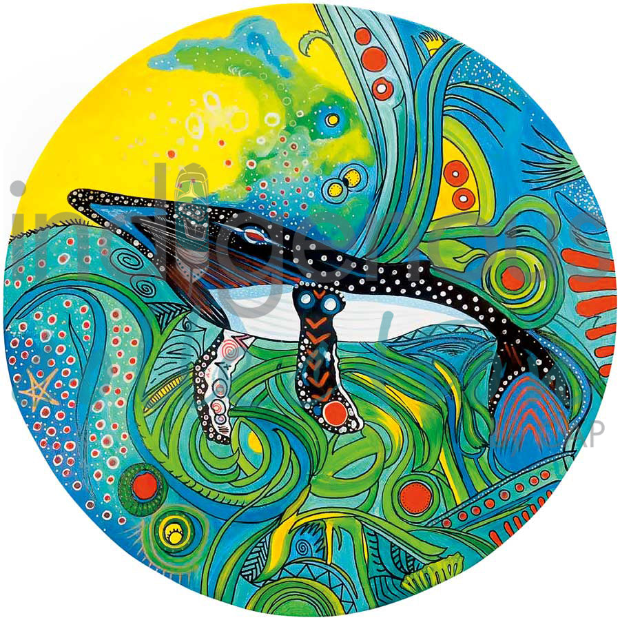 Whale of a Day by artist Alan Syliboy