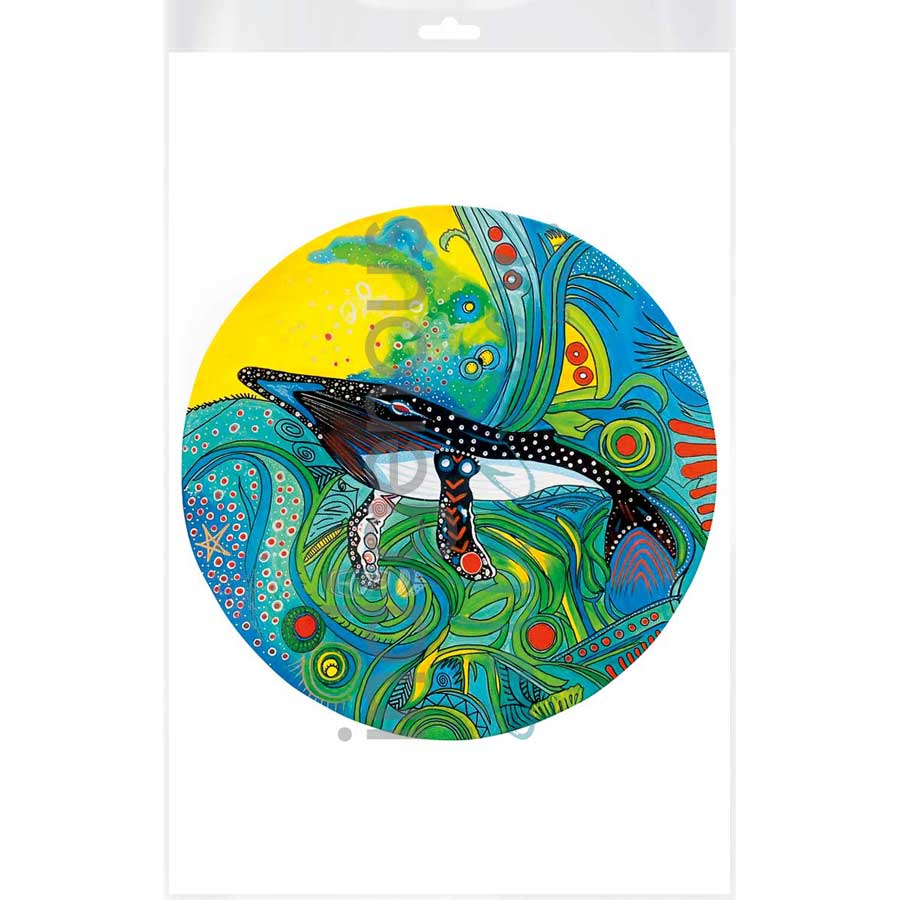 Whale of a Day by artist Alan Syliboy - Mi'kmaq. Indigenous Collection