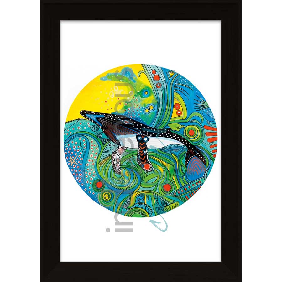 Whale of a Day by artist Alan Syliboy - Mi'kmaq. Indigenous Collection