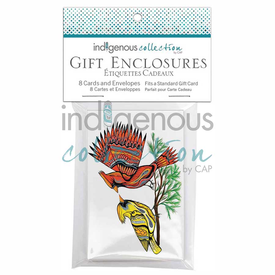 Feathered Friends Gift Enclosure Cards by artist Jessica Somers